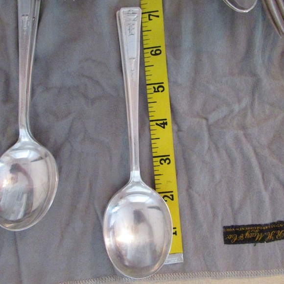 1835 R WALLACE Sterling plated flatware set - Picture 7 of 12